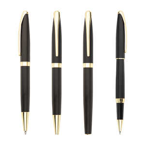 Stylo à bille noir mat de luxe 0.7mm largeur d'écriture Logo personnalisé publicité Promotion stylos <span class=keywords><strong>nouvelle</strong></span> <span class=keywords><strong>Collection</strong></span> de luxe - Product Image 3