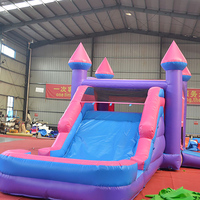 Château gonflable de vente chaude à vendre avec fosse à balles et toboggan gonflable Earth Globe Ball Planet Plush Toy