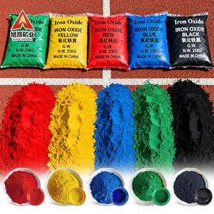 Красный пигмент на основе оксида железа (Fe2O3) марки XUANG для окрашивания асфальтовых покрытий дорог, прямые продажи от производителя, в форме порошка - Product Image 1