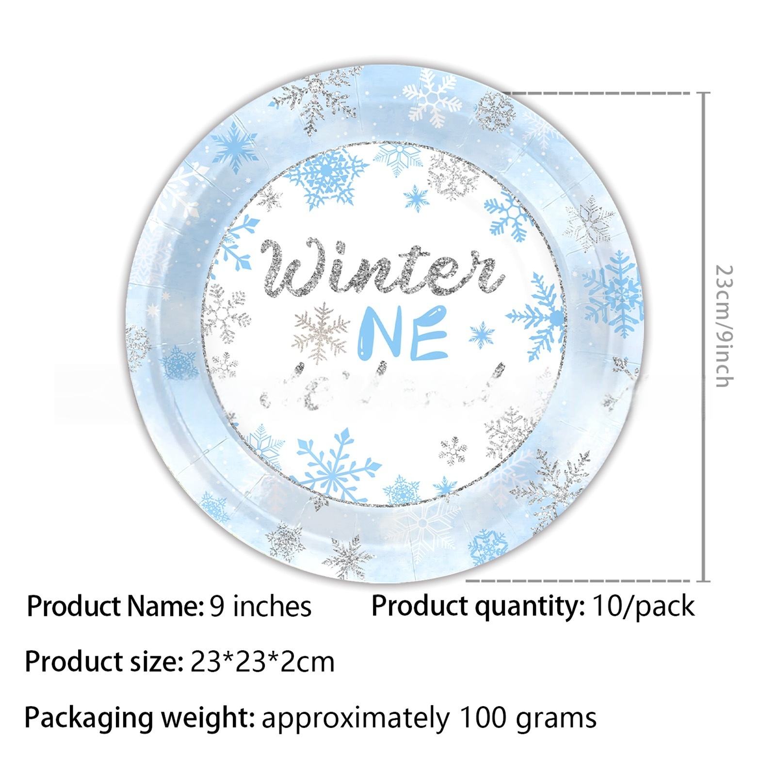 blue   9 inches * 10pcs