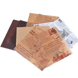 กระดาษห่ออาหารลายพิมพ์แบบกำหนดเอง สำหรับห่อแฮมเบอร์เกอร์ แซนด์วิช เนื้อสัตว์ ป้องกันคราบไขมัน - Product Image 1