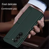 Étui pliable antichoc mat et agréable au toucher avec support amovible pour stylet pour Samsung Galaxy Z Fold 7 6 5 4 3 5G