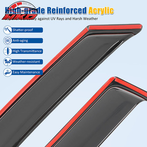 Pare-soleil de fenêtre en acrylique pour GMC Acadia 17-23, protection contre le vent, le soleil et la pluie - Product Image 4