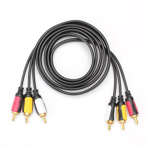 <span class=keywords><strong>สาย</strong></span>สัญญาณเสียง Aux <span class=keywords><strong>AV</strong></span> ชุบทอง,ชุดกล่องรับสัญญาณ<span class=keywords><strong>3</strong></span>สี DVD 6<span class=keywords><strong>หัว</strong></span>ปลั๊ก RCA <span class=keywords><strong>3</strong></span>ช่องเสียบสายบัว - Product Image 6