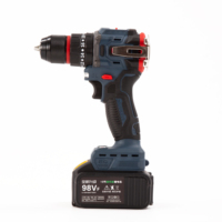 Jeu de tournevis électriques rechargeables sans fil 80Nm pour la maison Perceuse sans balais pour le bricolage Source d'alimentation à usage industriel en plastique