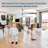 Mini Cámara de Seguridad Inalámbrica Portátil de 3MP, Cámara de Vigilancia Remota WiFi con Detección de Movimiento y Audio Inteligente para la Protección del Hogar