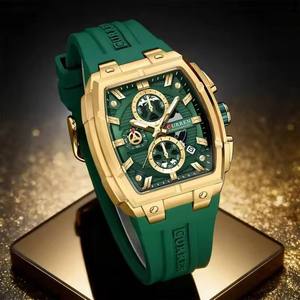 Montre de Luxe Sportive pour Homme 8488 de Marque Prestigieuse, Quartz, Acier Inoxydable, Étanche, Chronographe, Lumineuse, Calendrier, Décontractée et Professionnelle - Product Image 3