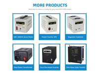Vente directe usine – Régulateur de tension automatique mural (AVR) pour applications domestiques 12V, 24V, 120V, 220V – Stabilisateur de tension CA