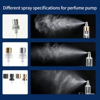 Botellas de Perfume de Vidrio Vacías de Diseño Redondo de Alta Calidad, 30ml 50ml 100ml, Forma Cilíndrica, con Pulverizador y Bomba