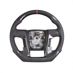 Volant de course sport en fibre de carbone véritable personnalisé pour Ford F150 Raptor Ranger Everest 2015 2016 2017 2018 2020 2021 <span class=keywords><strong>2023</strong></span> - Product Image 2