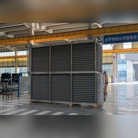 Congelador de aluminio de gran capacidad Donghang, evaporador de tubo expandido de alta resistencia para carne de res, carne de res IQF continua