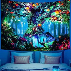 <span class=keywords><strong>Tapisserie</strong></span> d'astronaute Blacklight plantes réactives UV méduse <span class=keywords><strong>tapisserie</strong></span> <span class=keywords><strong>murale</strong></span> néon galaxie <span class=keywords><strong>espace</strong></span> <span class=keywords><strong>tapisserie</strong></span> - Product Image 2