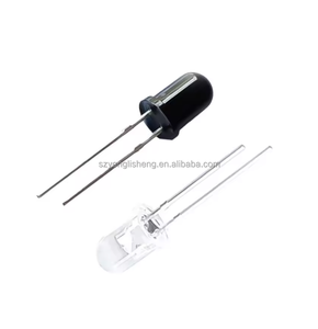 ไฟ LED 940nm 3มม. 5มม. ไดโอดตัวรับอินฟราเรด F3 F5ไดโอด - Product Image 1