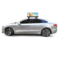 Affichage vidéo LED numérique extérieur IP65 P2.5 pour taxi, affichage vidéo LED pour toit de voiture, aéroport, luminosité 5000cd, garantie 1 an
