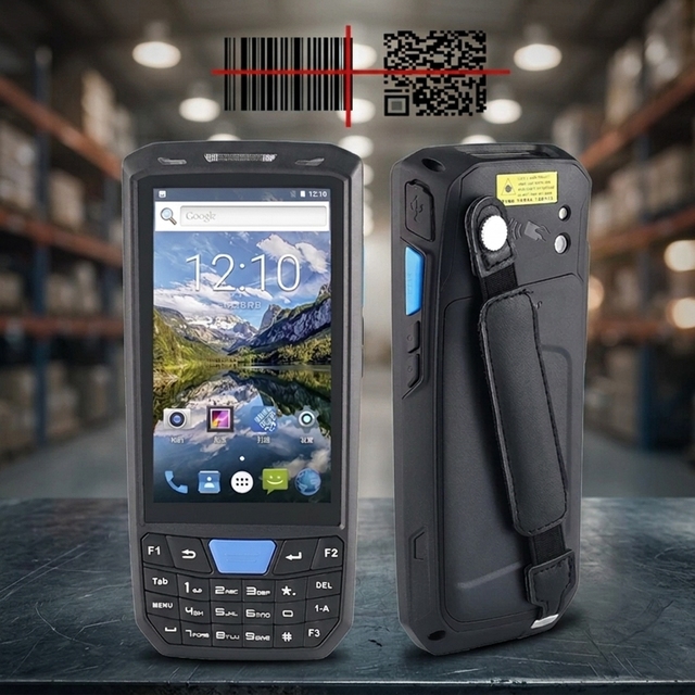 Handheld Computer Industrial Pda 2D Qr Code Scanner Mobile Android Data Collector Terminal for Warehouse Management Logistics