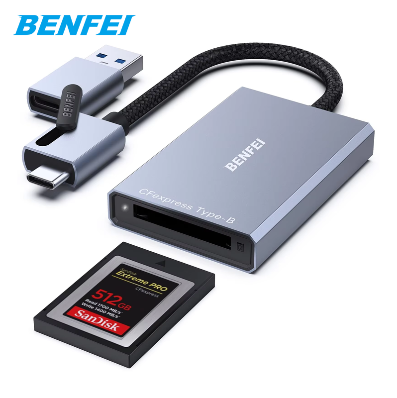 BENFEI Memory Card Reader 4 In1