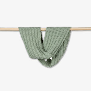 Écharpe unisexe tricotée au Vietnam, décontractée, 100 % acrylique, fil moyen teint, unie, pour adulte, hiver - Product Image 6