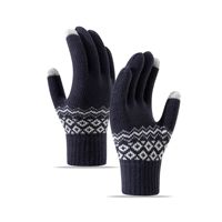 Vente en gros de gants à écran tactile moins chers pour femmes et hommes pour l'hiver Gants à doigts entiers pour les journées de neige Gants tactiles pour le cyclisme et le ski avec sérigraphie