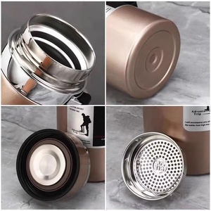 1000ml Grande Capacité Design Classique Portable Vide Thermos Tasse 316 En Acier Inoxydable Cadeaux D'affaires Thé Séparation <span class=keywords><strong>Ventre</strong></span> Motif - Product Image 3