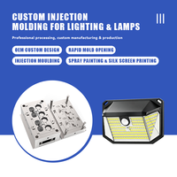 Servicio de Moldeo por Inyección Personalizado OEM para Iluminación y Lámparas con Apertura Rápida de Moldes, Pintura por Pulverización y Serigrafía