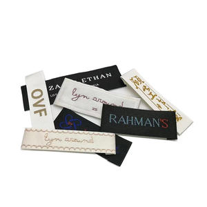 <span class=keywords><strong>Etichette</strong></span> in Tessuto Personalizzate con Logo, <span class=keywords><strong>Etichette</strong></span> Tessute a Macchina per Produttori di Abbigliamento, <span class=keywords><strong>Etichette</strong></span> in <span class=keywords><strong>Stoffa</strong></span> per Vestiti - Product Image 2