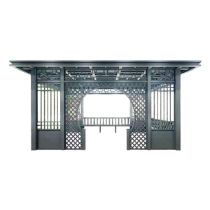 Pérgola de Jardín de Aluminio Impermeable para Exteriores, Estilo Chino, en Oferta, Gazebo PY04 - Product Image 6