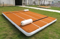 Plateforme flottante gonflable double paroi en PVC de haute qualité pour piscine, île flottante, certifiée CE, personnalisable
