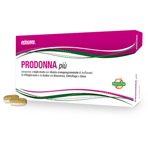 Suplemento alimenticio fabricado en Italia específico para trastornos menopausiales. Personalizable. - Product Image 1