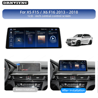 Autoradio Android 13 12,8 pouces pour BMW X5 F15 X6 F16 CIC NBT 2013-2018 CarPlay Android Auto GPS Bluetooth Écran tactile Lecteur