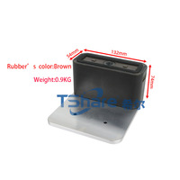 Bloc plastique brun demi-taille Tshare 132x54x74mm avec bande d'étanchéité pour Biesse Rover CNC AS24M00075 - Longue durée de vie