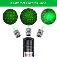 Pointeur laser vert rechargeable par USB, faisceau laser longue portée
