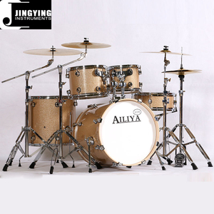 Juegos de batería de música Jingying 2024, precio al por mayor, carcasa de arce con chapa de PVC Premium, kits de batería de Jazz <span class=keywords><strong>para</strong></span> <span class=keywords><strong>niños</strong></span>/Principiantes/adultos - Product Image 4