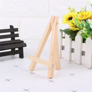 Gran oferta, caballetes pequeños de madera, soporte de exhibición de mesa, soporte de pintura, caballetes de trípode de madera <span class=keywords><strong>para</strong></span> carteles de pizarra fotográfica - Product Image 3