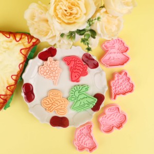 Série Culture Japonaise : <span class=keywords><strong>Emporte</strong></span>-pièces 3D Mont Fuji en plastique écologique pour pâte à modeler, imprimés, lot de 4 pièces - Product Image 6