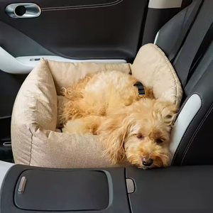 Multifunktion ales Haustier-Schlafs ofa aus massiver Baumwolle Winter autos itz Reise verstellbarer Hochs icherheitsgurt Wasch bare Hunde eimer sitze für kleine - Product Image 3