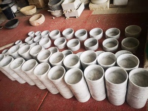 Bán buôn tự nhiên Carrara Trắng vật nuôi Bát Cat Dog <span class=keywords><strong>Feeder</strong></span> mèo nhỏ bằng đá cẩm thạch bát - Product Image 4