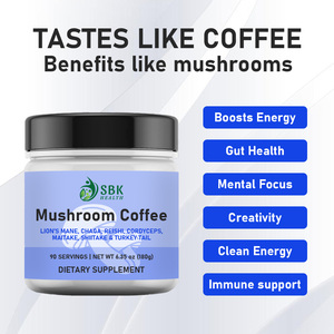 Café aux champignons en gros d'usine, exclusif, enrichi en calories, pour une énergie accrue, favorise la santé du cerveau et soutient l'immunité, en poudre - Product Image 3