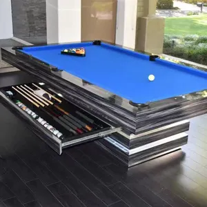 Factory Direct Sale High-end Customized Billiard Table Automatic Return System 7 Feet 8 Feet 9 Feet Snooker Pool Table