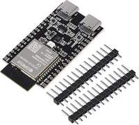 ESP32-C6-WROOM-1 ESP32-C6 ESP32-C6-WROOM-1-N8 Papan Pengembangan ESP32-C6-DevKitM-1 Papan Dual Core Tipe-C