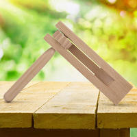 Jouet traditionnel Matraca en bois de hêtre de haute qualité, hochet rotatif, bruitier, jouet musical pour bébé, claquettes rectangulaires