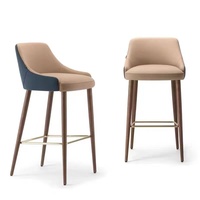 Chaises de bar modernes de style français à assise haute, tabourets de petit-déjeuner et de salle à manger, modèle 2026, très vendus en Chine