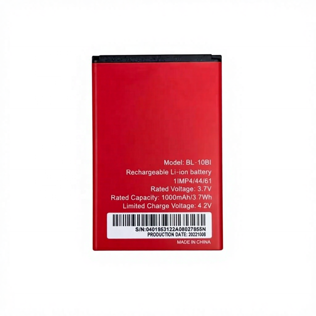 BL-10BI 1000mAh 3.7V OEM Li-ion Rechargeable Mobile Phone Battery-Factory Direct Stock Black Compatible for Itel