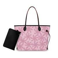 Nouveauté : Sacs à main en cuir PU pour femmes, impression personnalisée à la demande, style insulaire, tatouages polynésiens, sac à main de luxe pour femmes