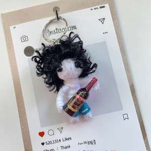 Muñeco Vudú <span class=keywords><strong>de</strong></span> Halloween, Colgante Hecho a Mano, Llavero, Cadena para Teléfono Móvil, Accesorios, Decoración <span class=keywords><strong>de</strong></span> Ambiente, Momia - Product Image 6