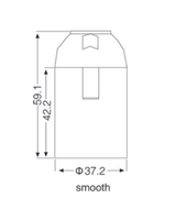 Petite douille de lampe à vis E14 SES avec certification VDE 250V, en matériau PC noir/blanc, pour lampe de table