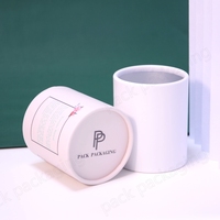 Envase de Tubo de Papel Hermético a Prueba de Humedad de Grado Alimenticio, Cilindro Impreso Personalizado para Té, Café, Chocolate en Polvo, OEM