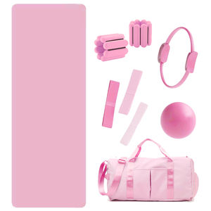 Kit Esencial de Pilates Personalizado con Anillo de Pilates, Tapete de Yoga, Pelota de Pilates, Pesa de Tobillo de Silicona, Calcetines, Banda de Resistencia y Banda Circular - Product Image 2