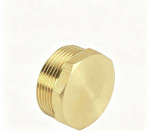 Conector Adaptador de Latón Fundido con Rosca Macho Hexagonal de 1/8", 1/4", 3/8", 1/2", 3/4" para Extremo de Tubería - Product Image 4