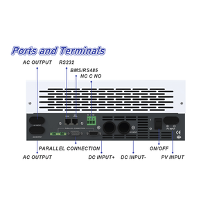 Prix Usine Onduleur Solaire Hybride 5.5KVA 5KW 5000W à Onde Sinusoïdale Pure, Double/Simple, On/Off Grid, Efficacité 98%, Modèle GA-5548JMH 5 Kva - Product Image 2
