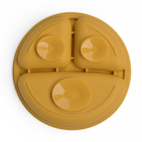 Assiette d'alimentation pour bébé en silicone sans BPA, certifiée CE CPC, faible MOQ, personnalisable, avec couvercle, vaisselle pour enfants, ustensiles, ensemble de vaisselle pour nourrissons